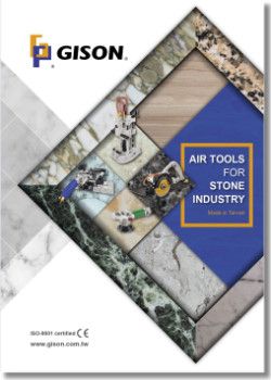 Gison Въздушни инструменти за каменната индустрия (Мазари) - Обложка на каталог